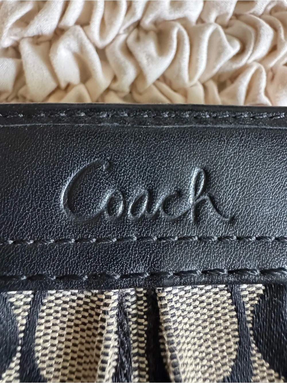Coach SoHo Pleated Signature Jacquard Mini Bifold Wallet